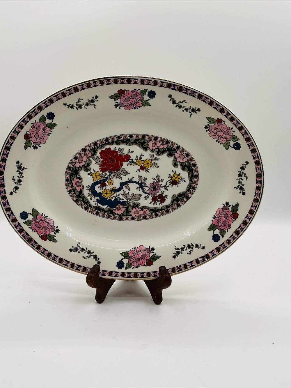 Antique J&Meakin England Oval Serving Platter 14”